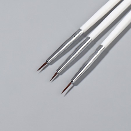 A set of hands for nail design, 3 pcs, 18 cm, white color-3