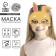 Carnival mask "Zayshka" with sparkles