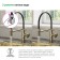IDDIS GRANGE kitchen mixer, with flexible pouring, matte gold color