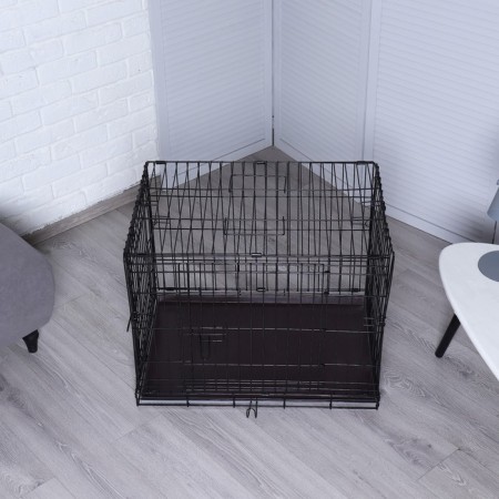 Dogs for dogs No. 3 with a pallet, folding, 76 x 56 x 60 cm-4