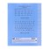 Notebook 12 sheets in a frequent slant with an additional horizontal line, mix
