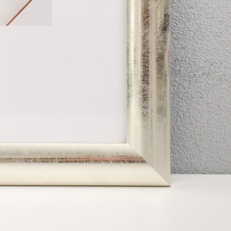 Photo frame Plastic "Mira" 25x35 cm, 647221-12, silver (plastic screen)-1