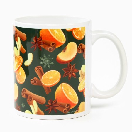 New Year! Gift set "Believe in miracles": tea with taste: spicy orange 50 g, mug 300 ml.-4