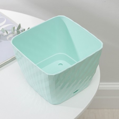 Pot for flowers with the pallet "Classic", 2 l, mint color-2