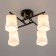 Lamp Citilux "Jerome" CL129245, 49x49x26 cm, 4x75W, E27, Black Color Black