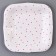 Disposable plate paper square "hearts", 16.5x16.5 cm