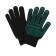 Gloves Kh/B Grade 10 6 threads size 9 PVC tread Greengo black weight 50 g. Kit