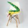 Soft toy "Snake", 112 cm, green color