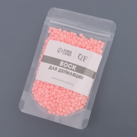 Wax for depilation, film, in granules, 100 grams, pink color-8