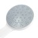 Shower watering can Zein Z3524, D = 80 mm, white case, white with gray