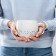 Ceramic mug XXL "Super Mom", 600 ml, white color