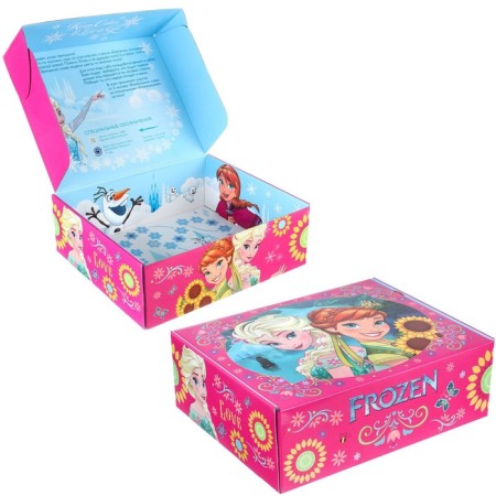 Gift box, folding, 28x21x9 cm, cold heart-7