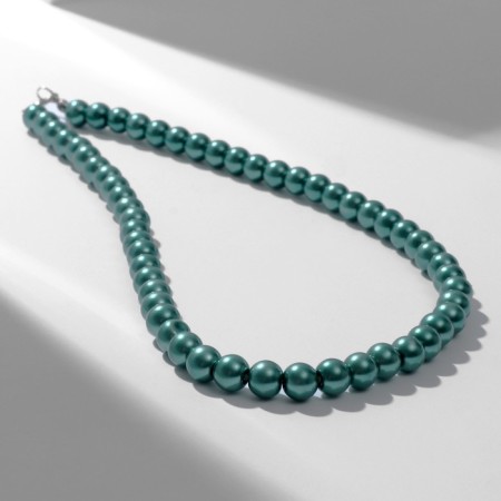 Beads "Classic" mood, ball No. 8, color bright green, l = 40 cm-1