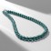 Beads "Classic" mood, ball No. 8, color bright green, l = 40 cm