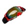 Glass-mask for motorcycle driving, chameleon glass, Krasny Haki color, OM-5