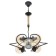 Chandelier 85220/6 E27 40W Black 52x52x53-83 cm Bayerlux