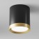Technical C086CM-GX53-MRD-BG, 1XGX53, 15W ceiling lamp, 8.5x8.5x9.6 cm, black color with gold
