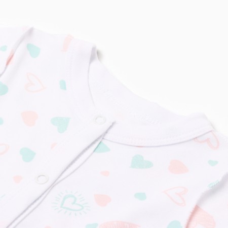 Details for children with closed legs, white color, height 68 cm (3-6 months)-1
