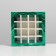 Box for sweets, confectionery packaging, 16 cells, “malachite” 17.7 x 17.7 x 3.8 cm