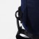 Male sling bag from textiles, with USB, blue color