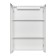 Verdi 60 mirror, white ash of factories