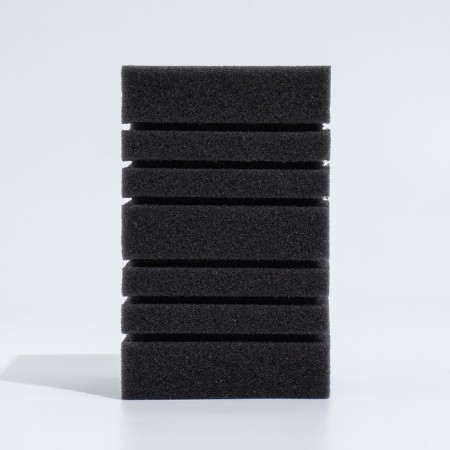 Rectangular sponge for the turbo filter No. 11, 10 x 10 x 16 cm, gray-1