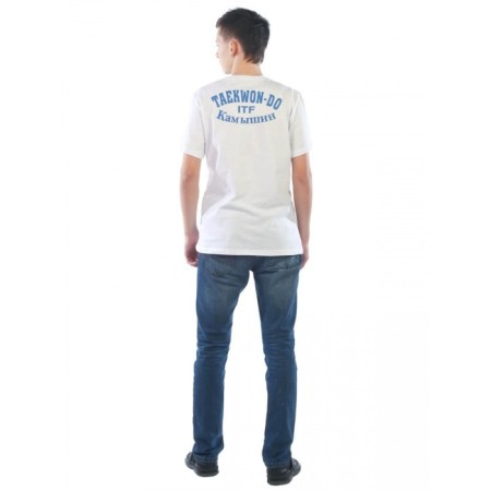 T-shirt "Tykvan-do", size 42, white color-3