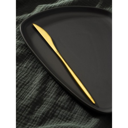 Stainless steel knife Magistro "Osska Basis", length 23 cm, gold color-2