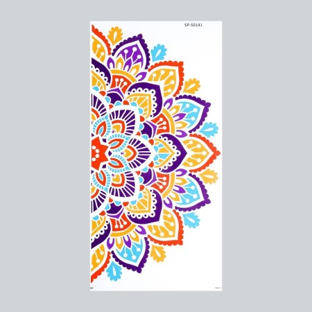 Sticking plastic interior color "mehendi flower" 30x60 cm-1