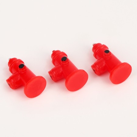 Miniature Puppet "hydrant", set of 3 pcs., Size 1 pc. - 1.5 × 3 × 1.5 cm-4