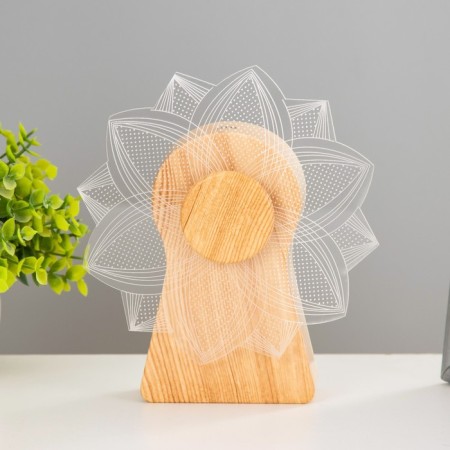 The touch of the touch "Flower" LED is spinning 6W USB 15x4x16 cm Risalux-1