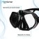 ONLYTOP diving mask with a camera mount, black color