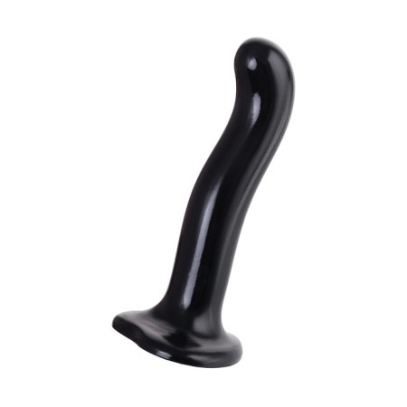 Belt unrealistic strapon strap-on-me, p & g spot, xl, silicone, black color, 19.8 cm-1