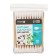 Cotton sticks, package 48 pcs., Tip - classic, cotton/bamboo (stick)