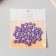 Decor for creativity Plastic "Half -Pesterpoline with Strose Violet" set 40 pcs 1x1x0.5 cm