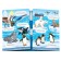 Stickers reusable set "Study animals", 4 pcs.