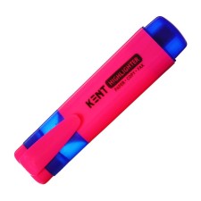 A set of markers-textbooks 4 pieces, a beveled tip, 5.0 mm, pink