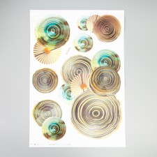 Plastic sticker interior 3D 