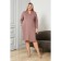 Female dress, size 66, brown-pink color