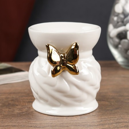 Aroma lamp ceramics "Golden butterfly" 9x7.5x7.5 cm