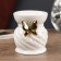 Aroma lamp ceramics "Golden butterfly" 9x7.5x7.5 cm