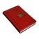 Diary of a low -up A5, 100 sheets in a cage, with a strap, leatherette cover (with a code lock) mix