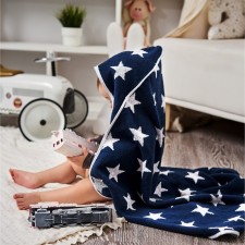 Toward Corner Tensor Kroshka I “Asterles” 85x85 cm, Blue color, 100% cotton, 360 g/m2