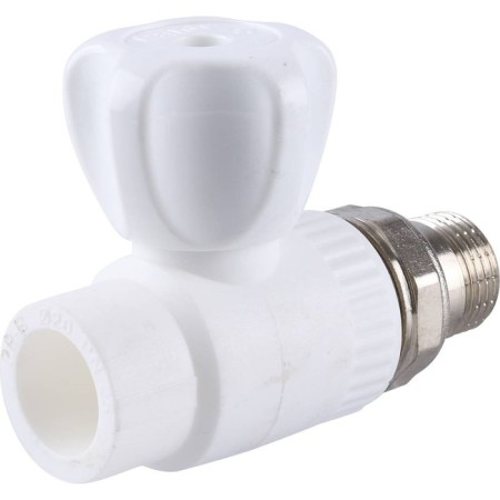 Ball Kalde Ball, polypropylene, d = 20 mm x 1/2 ", collapsible, straight, with a plug nut-1