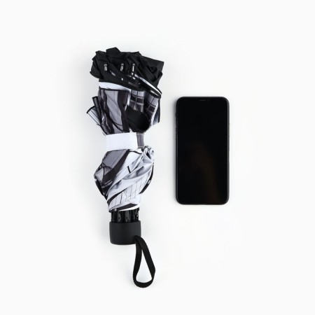 Umbrella with the internal print "Big City", 8 spokes-7