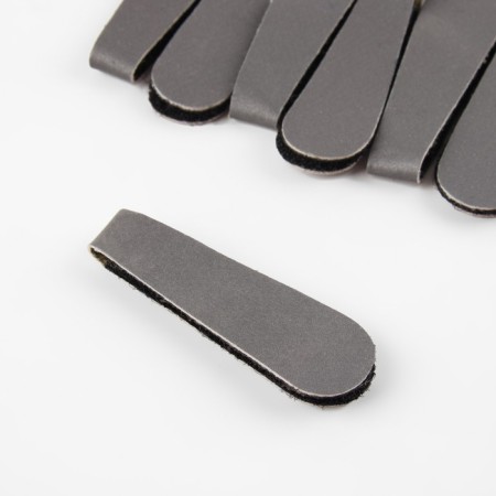Poller for lightning, on Velcro, reflective, 5 × 0.8 cm, 10 pcs, color gray color-1