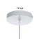 Lamp "Assandand" E27 40W gray 30x30x21 cm