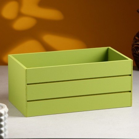 Wooden Kashpo 25x14x11 cm pistashkovo