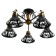 Sina chandelier 5he27 40w black and gold 65x65x28 cm Bayerlux