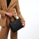 Female bag Textura, tout, average size, black color
